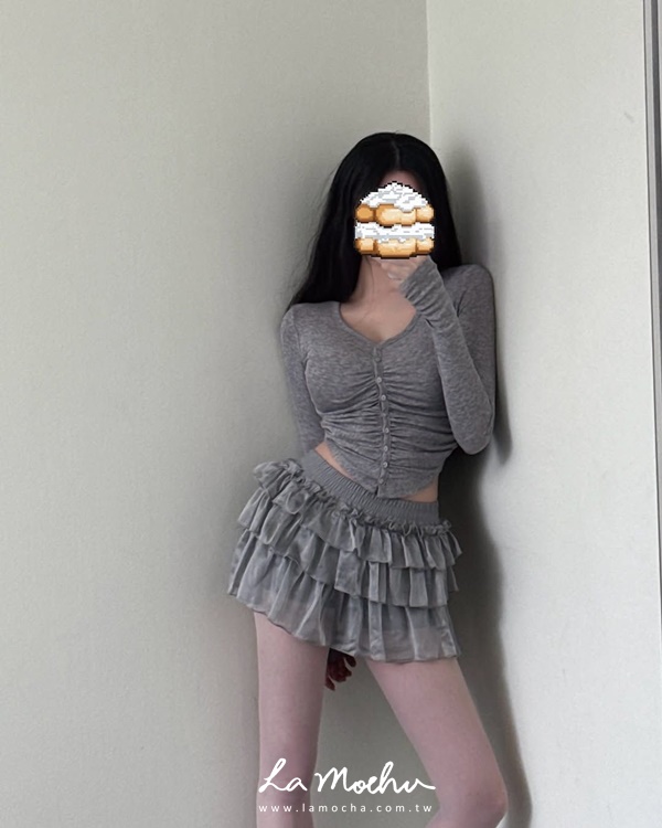 層次蛋糕短紗裙